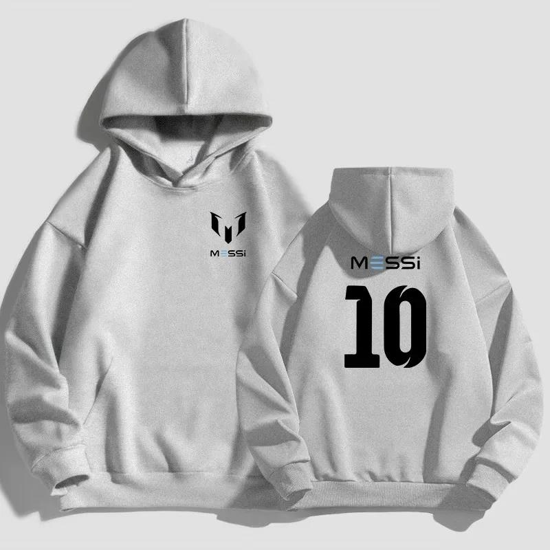 Streetwear Brand Hoodie - Mess-i Soccer Merek Mewah Hoodie Oversize