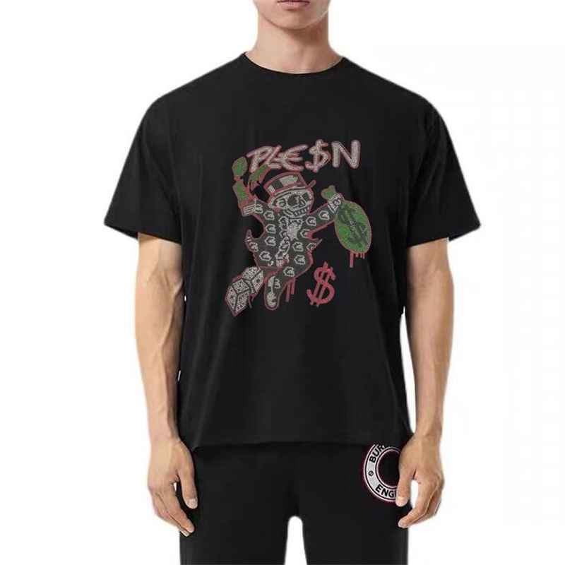 Streetwear Brand Designer - Kaus Berlian Imitasi Tengkorak Mode Baru
