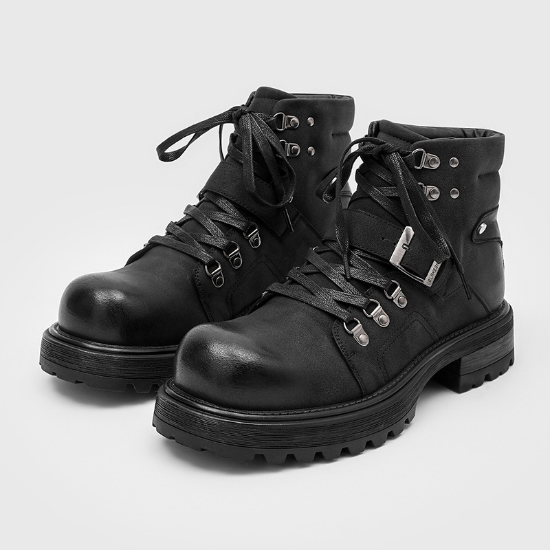 Streetwear Brand Luxury - Sepatu Bot Kulit Pria Bermerek Sepatu