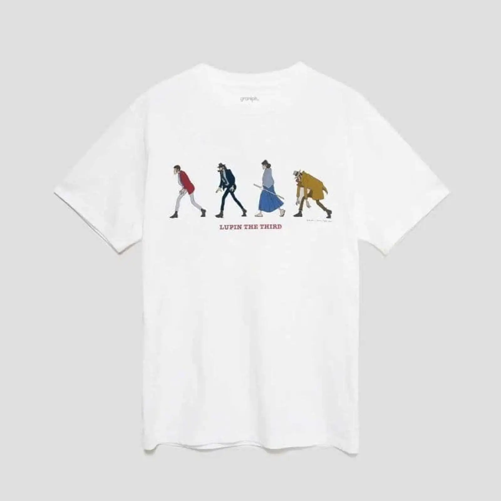 Streetwear Brand Designer - Kaos Graniph Lupin III Ukuran L