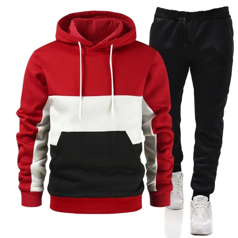 Streetwear Brand Hoodie - Setelan Hoodie Pria 2 pcs Merk