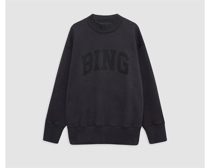 Sweatshirt Fleece Leher Tinggi - Streetwear Brand Hoodie ulasan dan harga