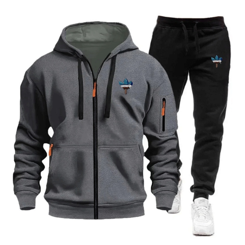Setelan Hoodie 2 Potong Pria M - Streetwear Brand Tracksuit ulasan dan harga