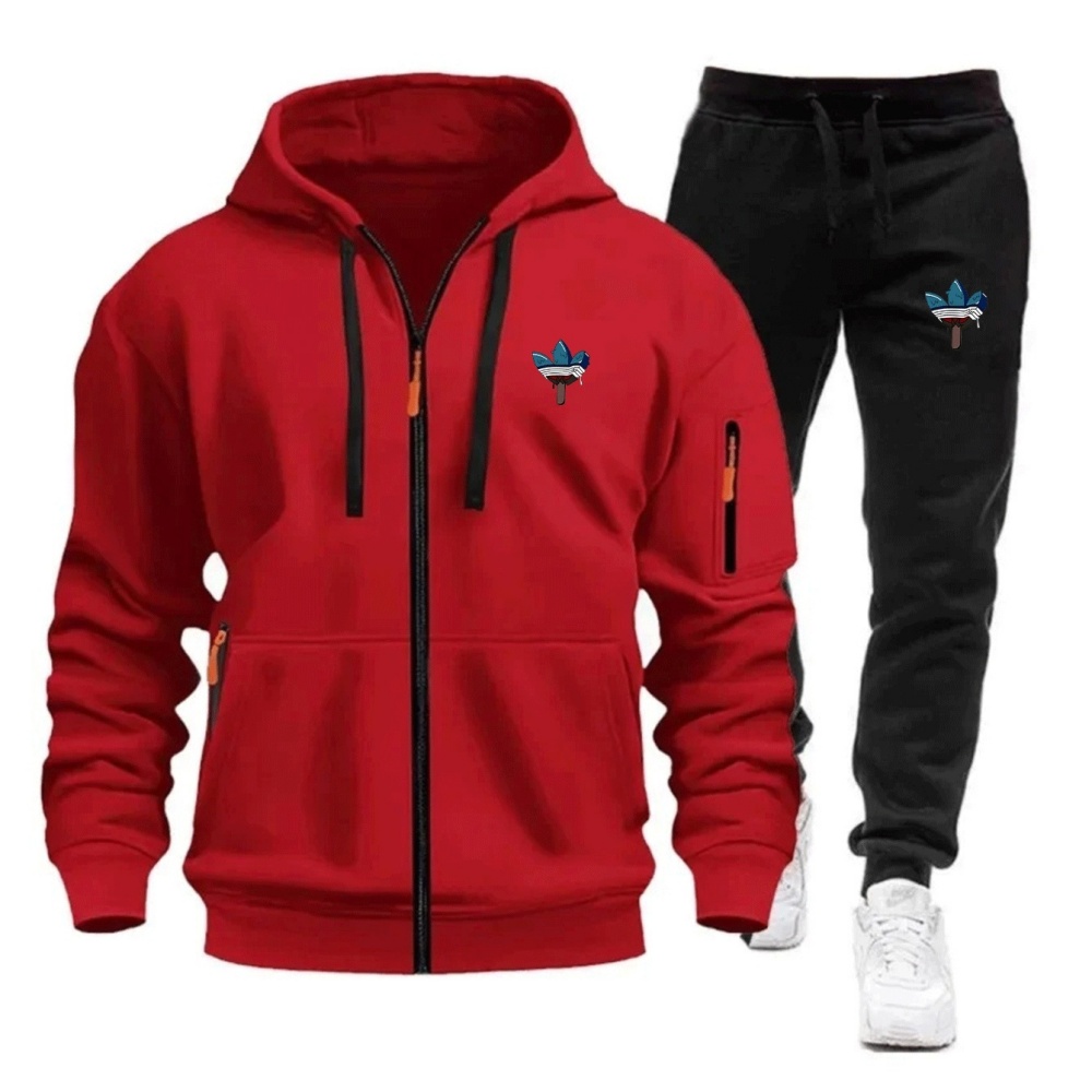 Setelan Hoodie 2 Potong Pria M - Streetwear Brand Tracksuit ulasan dan harga