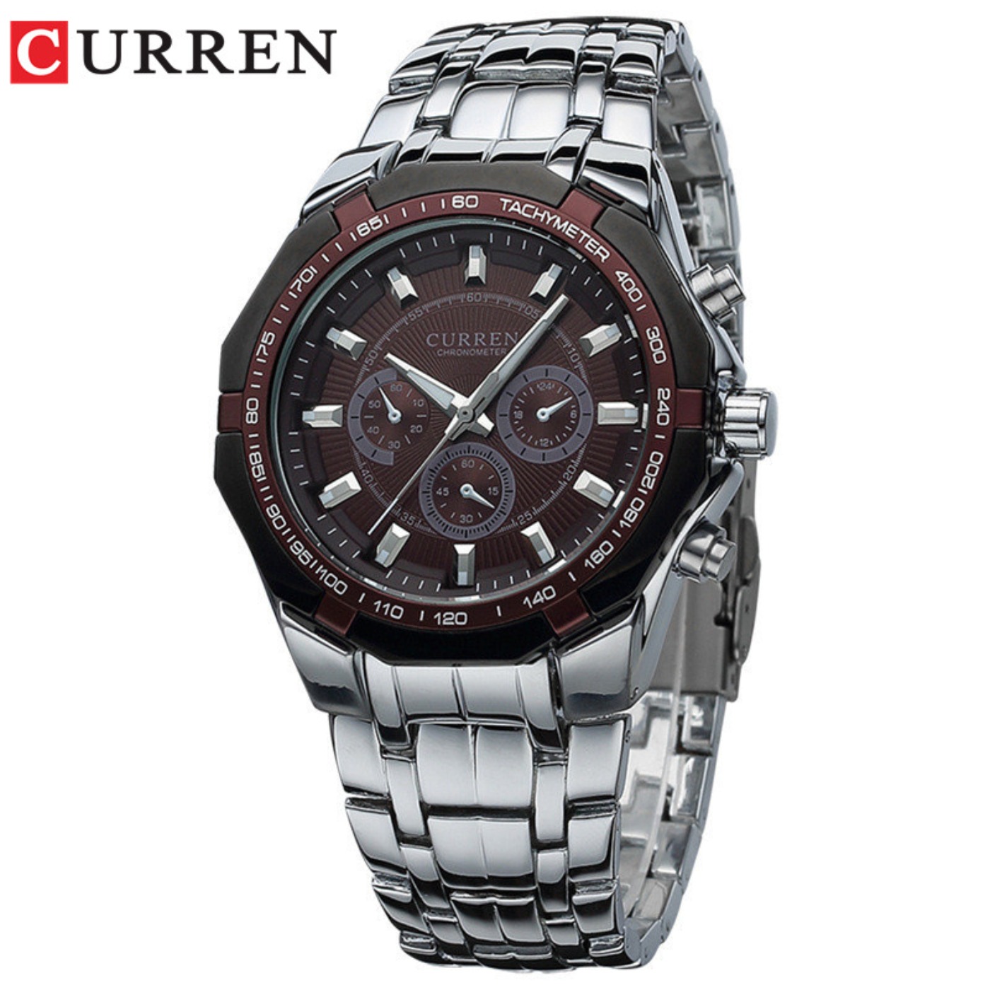 CURREN Jam Tangan Pria Olahrag - Streetwear Brand Luxury ulasan dan harga