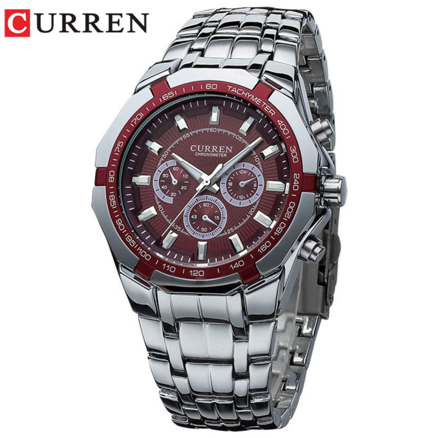 CURREN Jam Tangan Pria Olahrag - Streetwear Brand Luxury ulasan dan harga