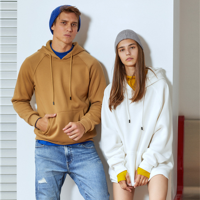 Hoodie Oversize Warna Solid Be - Streetwear Brand Tracksuit ulasan dan harga