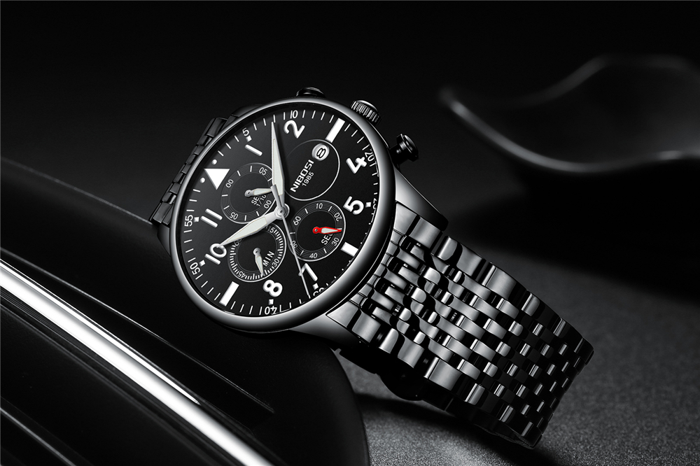 Jam Tangan Pria NIBOSI Fashion - Streetwear Brand Luxury ulasan dan harga