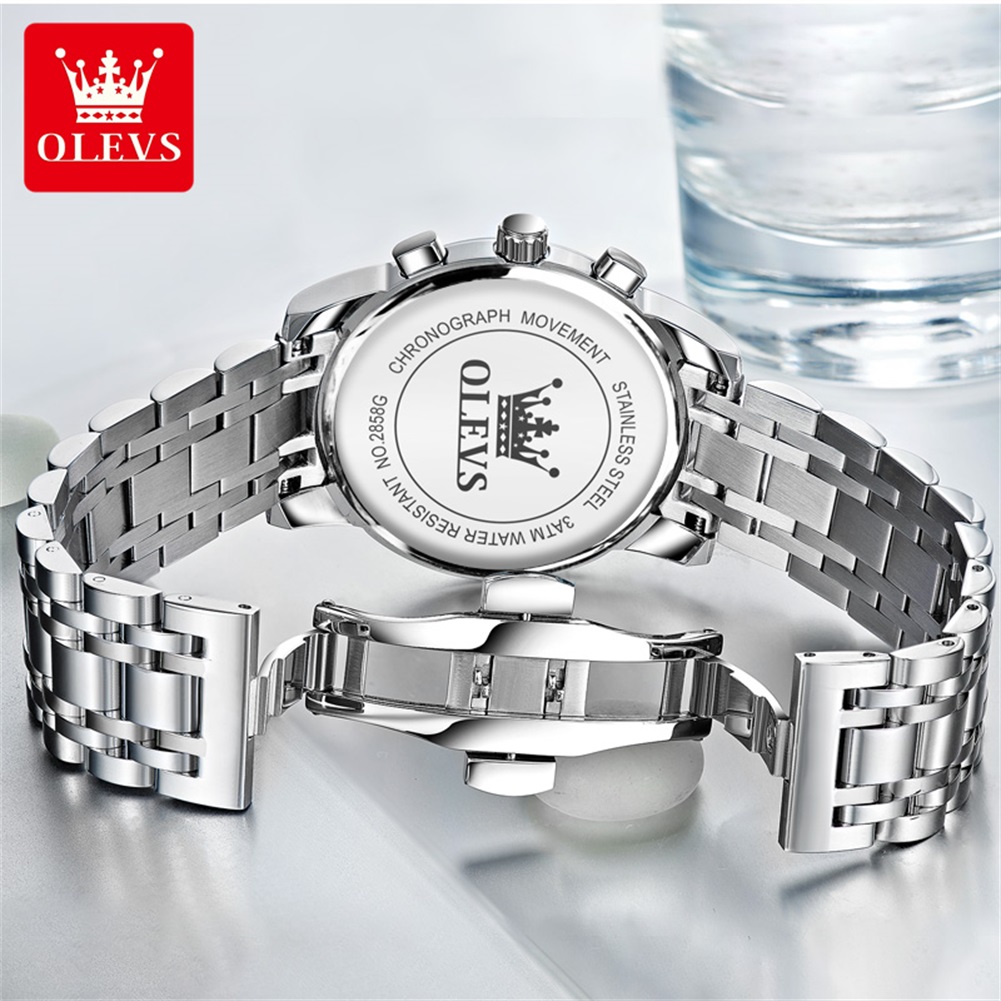 OLEVS Jam Tangan Pria Populer  - Streetwear Brand Luxury ulasan dan harga