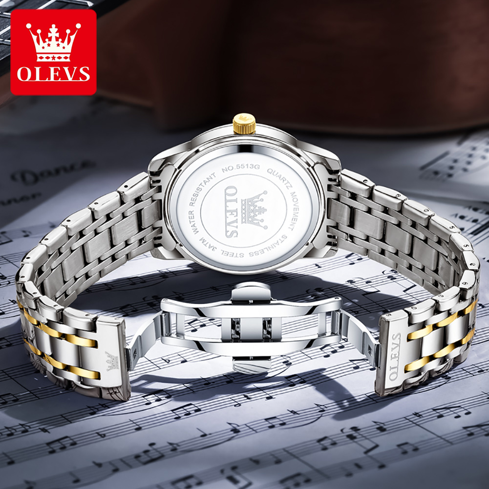 OLEVS Jam Tangan Pria Modis Be - Streetwear Brand Luxury ulasan dan harga