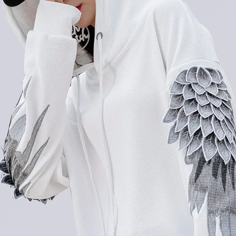 Sweatshirt bertudung bordir pr - Streetwear Brand Hoodie ulasan dan harga