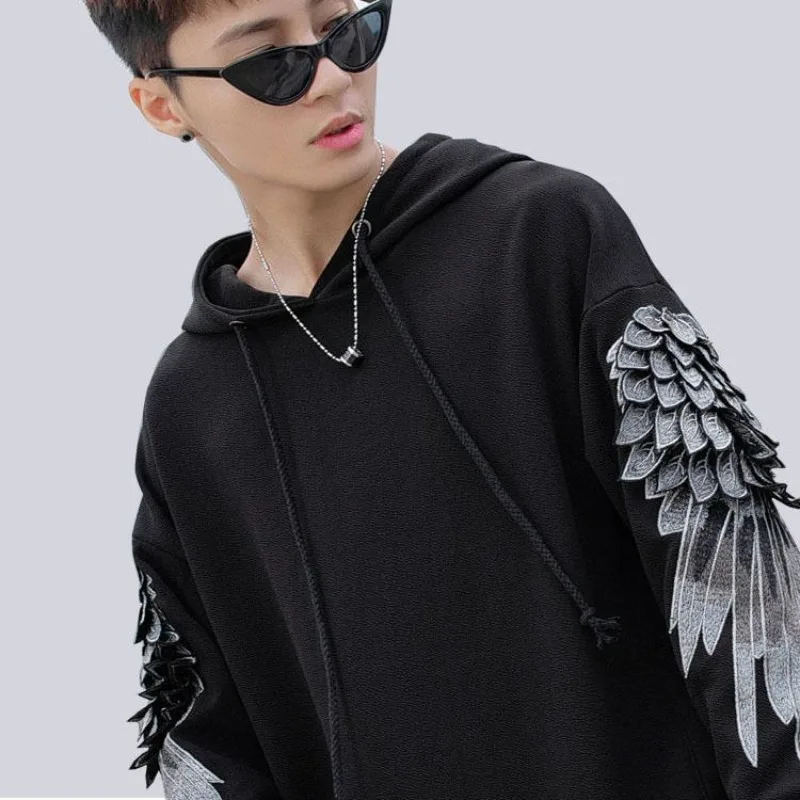 Sweatshirt bertudung bordir pr - Streetwear Brand Hoodie ulasan dan harga