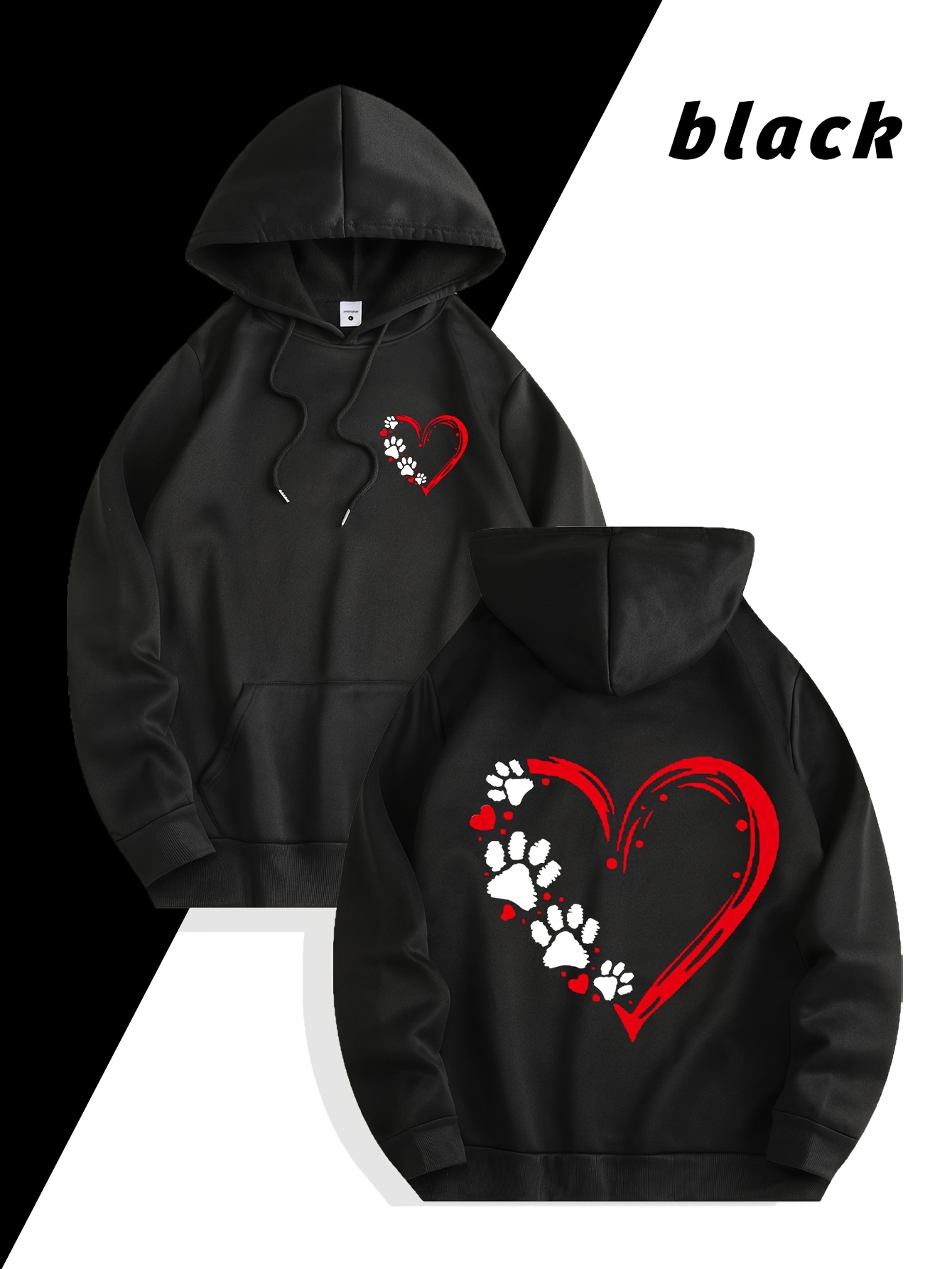Sweatshirt Pria Motif Hati Mer - Streetwear Brand Hoodie ulasan dan harga